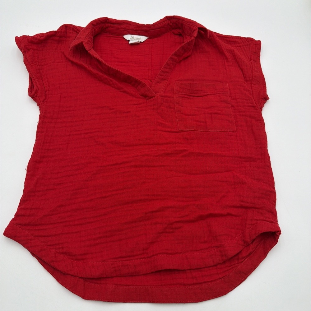 Natural Reflections Red Small Women's Blouse